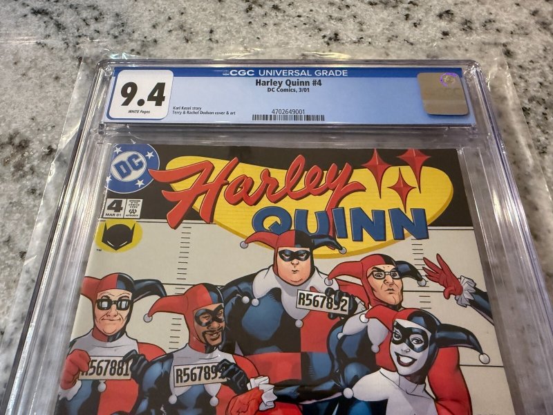 Harley Quinn # 4 CGC Graded 9.4 DC Comic Book 2001 Batman Joker Gotham JH27