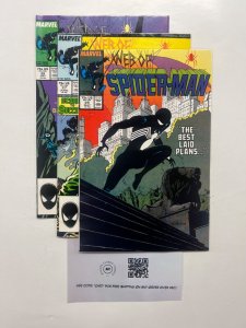 3 Web Of Spiderman Marvel Comic Books # 26 27 28 Defenders Hulk Thor 82 SM10