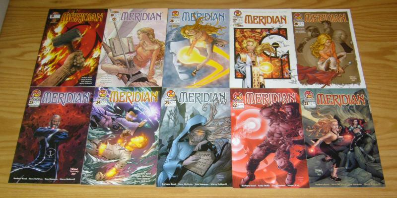 Meridian #1-44 VF/NM complete series + customer preview copy - barbara kesel