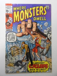 Where Monsters Dwell #1 VG- Condition see description
