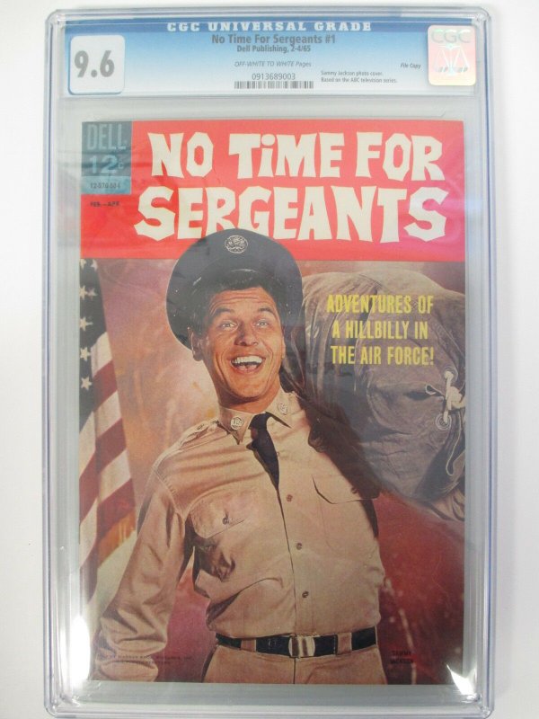 No Time For Sergeants #1 CGC 9.6 NM+ Dell Publishing - 1965 File Copy