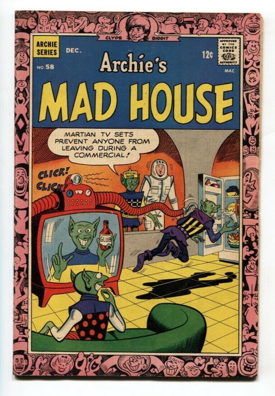 Archie's Mad House #58 1967-SCI-FI cover-Sabrina story-VG