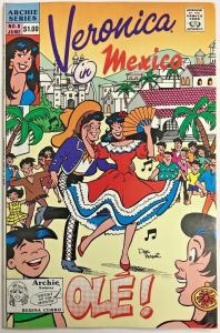 VERONICA#8 VF 1990 'IN MEXICO' ARCHIE COMICS