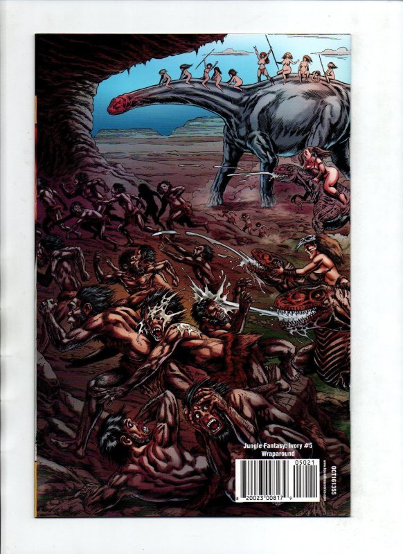 Jungle Fantasy: Ivory #5 Wrap Around Variant - 2016 - NM