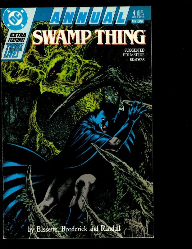 Lot of 7 DC Comic Books Swamp Thing 31 4 + Warlord 45 53 54 59 Teen Titans DS2