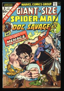 Giant-Size Spider-Man #3 VF+ 8.5 Doc Savage!