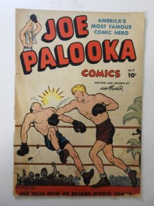 Joe Palooka Comics #1 (1945) FR/GD  1/2 book-length spine split, moisture stain