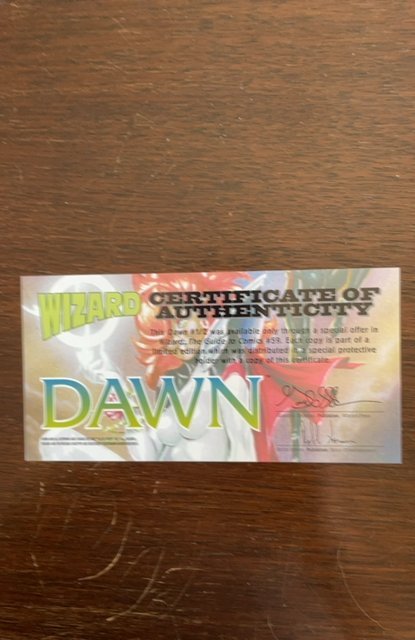 Wizard Presents: Dawn #½ (1995)