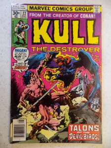 KULL THE DESTROYER # 22 MARVEL SWORD SAVAGE FANTASY CONAN