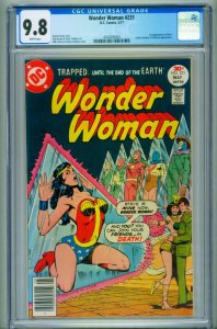 WONDER WOMAN #231 CGC 9.8 1977-Justice League-DC 4343005003