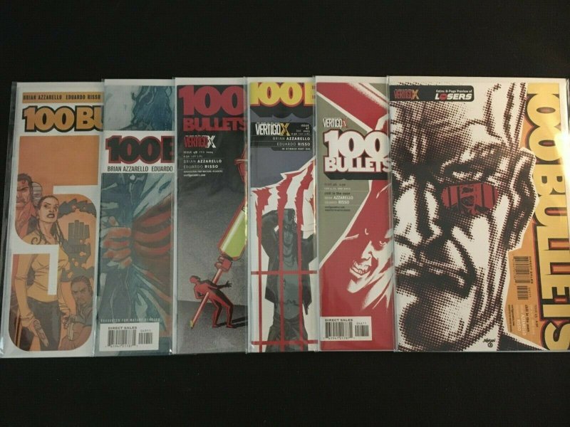 100 BULLETS #26, 27, 28, 29, 40, 43-50 VFNM Condition