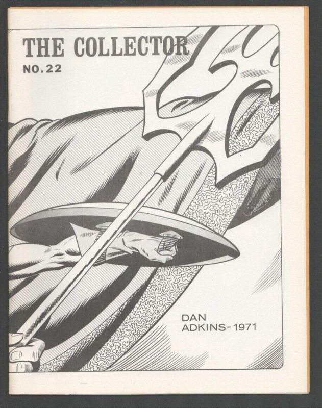 Collector #22 1971-Dan Adkins cover art & interview-Don Rosa comic strip-Repo... 