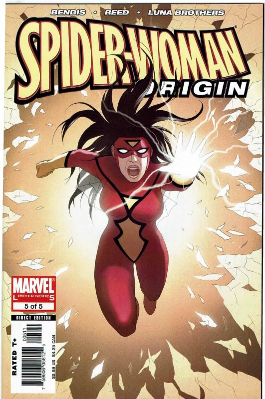 Spider-Woman: Origin #1,2,3,4,5 Full Set Bendis Luna Brothers NM