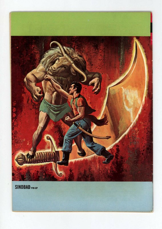 FANTASTIC VOYAGES Of SINBAD #2 - Beautiful book - 1967 - Great Painted Covers