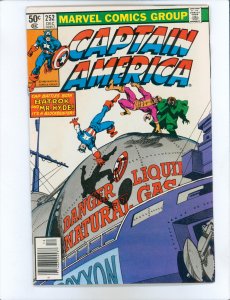 Captain America #252 Newsstand Edition (1980)