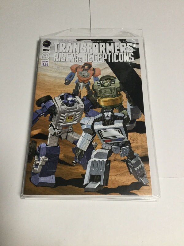 Transformers Rise Of The Decepticons #21 Cover B IDW Comics Nm Near Mint 