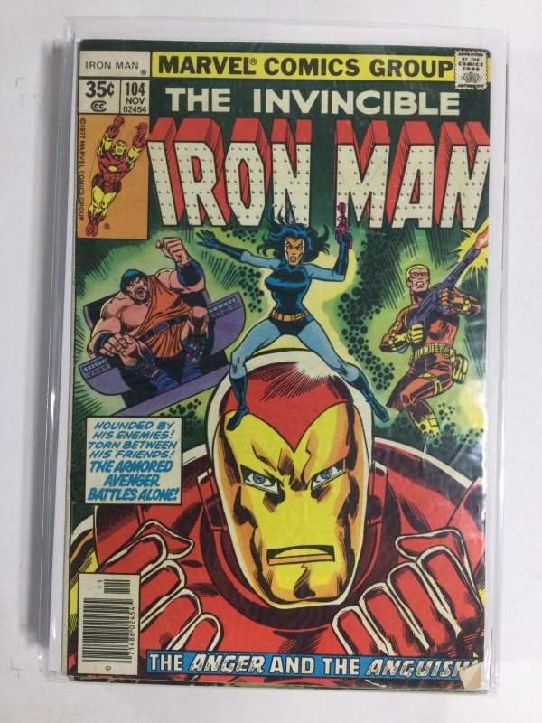 Iron Man #104 (1977) FN3B119 FINE FN 6.0