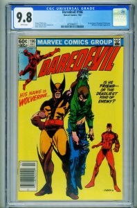 DAREDEVIL #196 CGC 9.8 MARVEL COMICS-Newsstand- WOLVERINE-4039468012