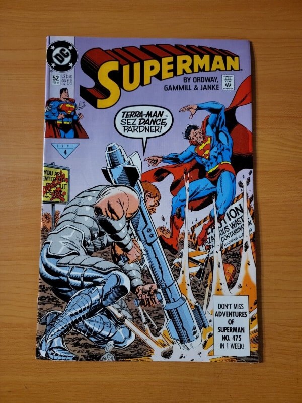 Superman #52 Direct Market Edition ~ NEAR MINT NM ~ 1991 DC Comics