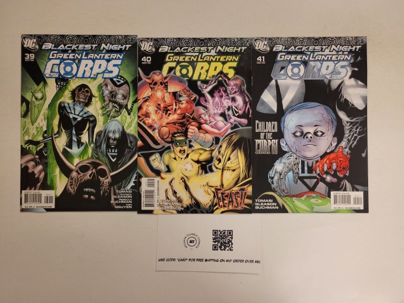 3 Green Lantern Corps DC Comic Books #39 40 41 88 TJ16