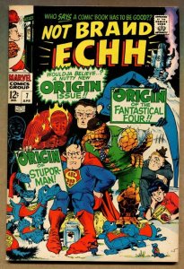 Not Brand Echh #7 - Origin of Fantastical Four - 1968 (Grade 8.0) WH