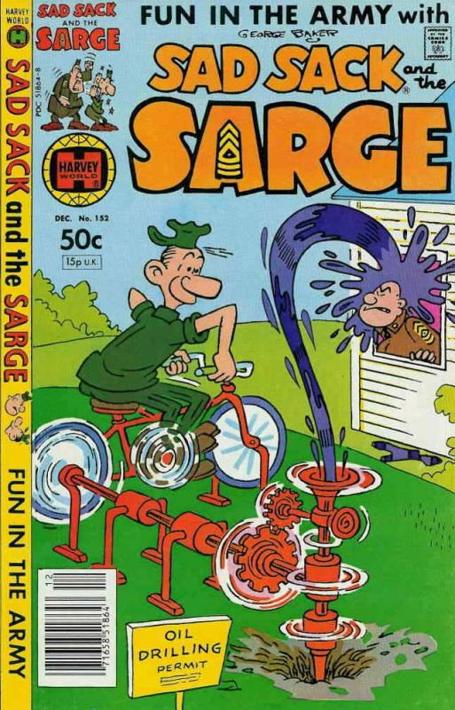 Sad Sack & The Sarge #152 FN; Harvey | save on shipping - details inside