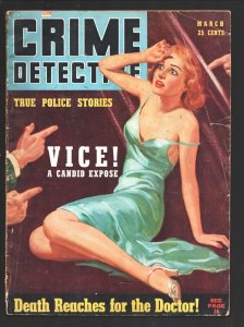 MAG: Crime Detective #4  3/1939-Pin-up girl cover art-Cult of the Lash-Flagel...