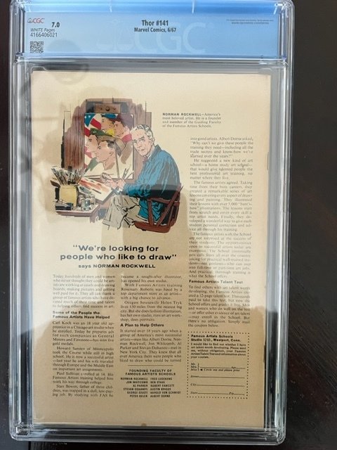 Thor #141 (1967) - CGC 7.0 ! - Replicus!