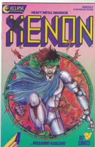 XENON #4, VF/NM, Eclipse, Heavy Metal Warrior, Kanzaki, 1987 1988, more in store