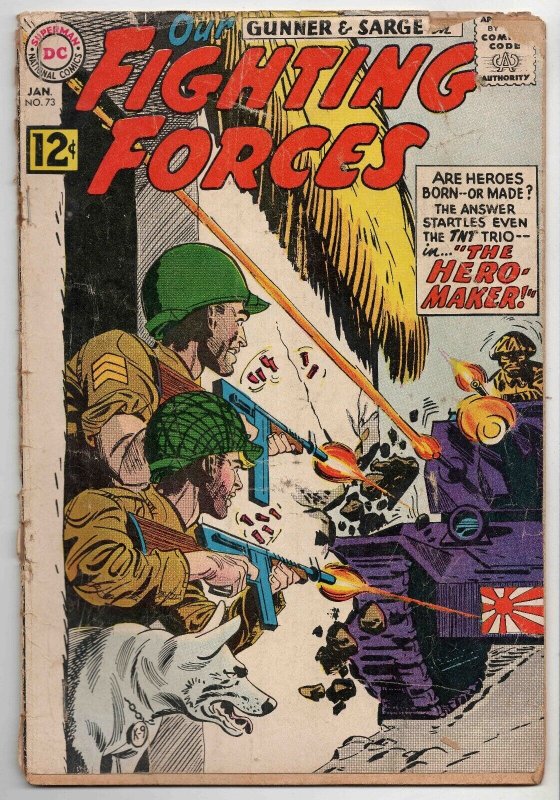 Our Fighting Forces #73 VINTAGE 1963 DC Comics