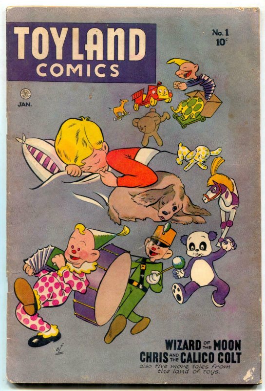 Toyland Comics #1 1947- Bob Lubbers- Wizard of the Moon VG+