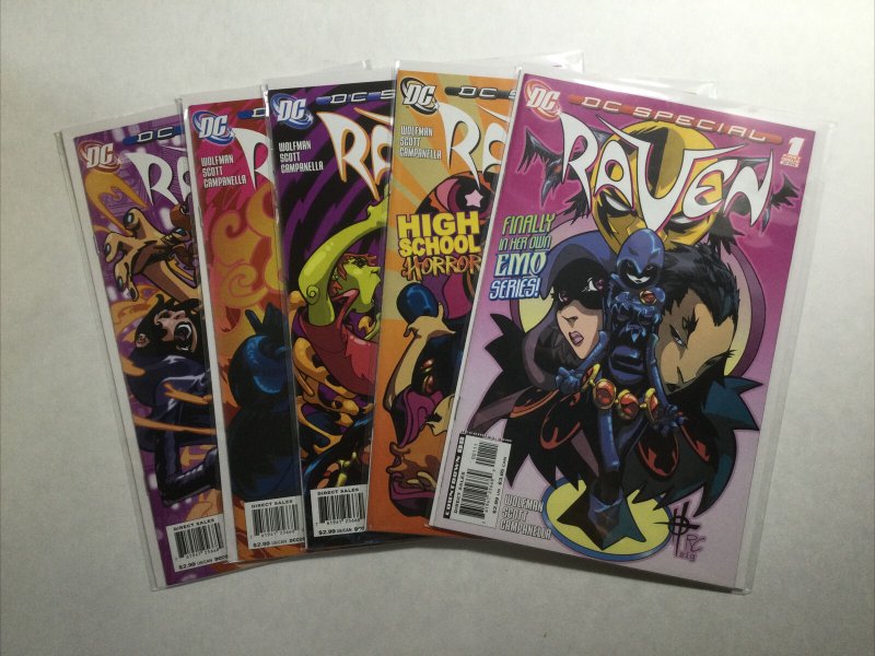 Raven 1-5 1 2 3 4 5 Lot Run Set Near Mint Nm Dc Comics