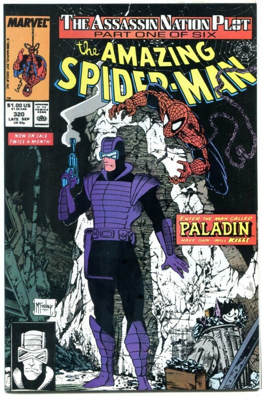 AMAZING SPIDER-MAN #320 1989-MARVEL COMICS-MCFARLANE NM-