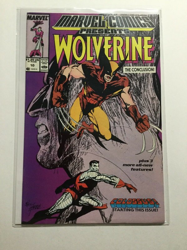 Marvel Comics Presents 10 Near Mint Nm Wolverine Marvel