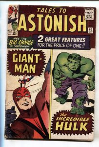 Tales to Astonish #60--Marvel--comic book--Silver-Age--Hulk--VG-