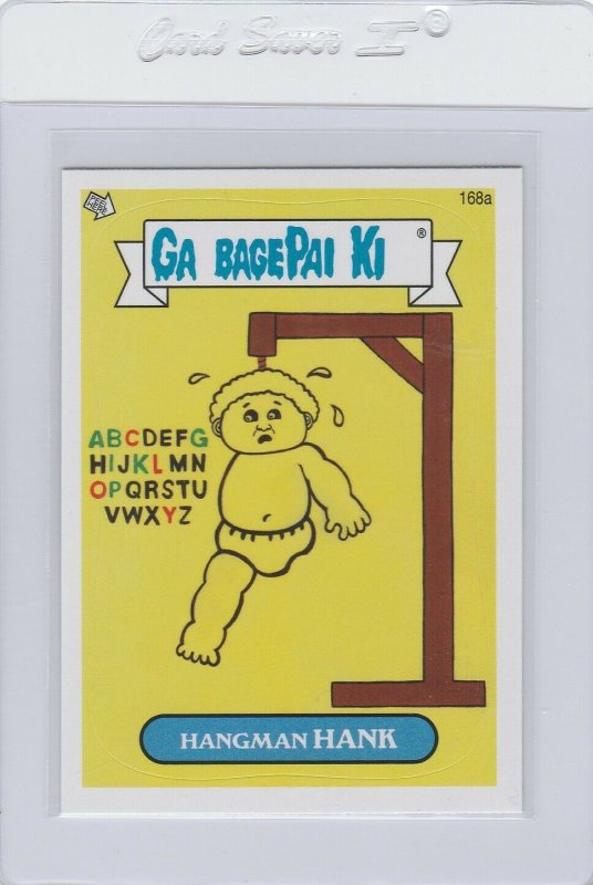 Garbage Pail Kids Hangman Hank 168a GPK 2013 Brand New Series 3 trading card