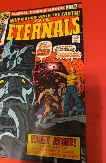 The Eternals #1 (1976)  Jack Kirby/ movie key high grade