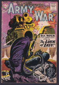 Our Army at War #92 1960 DC 4.5 Very Good+ comic