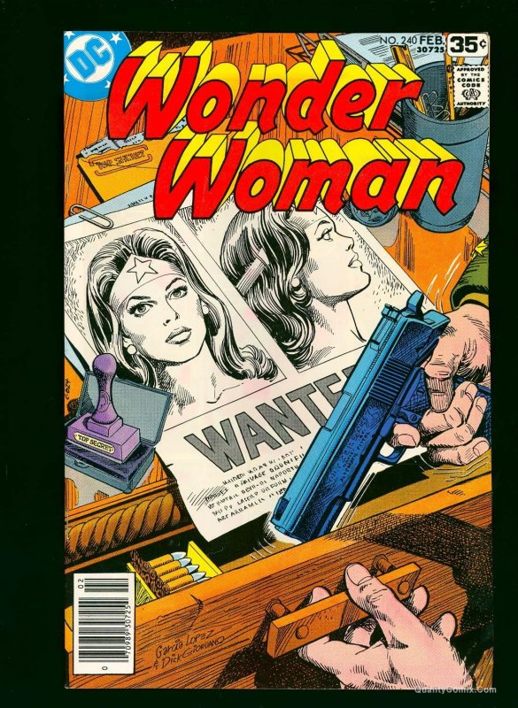 Wonder Woman #240 NM- 9.2 Off White to White