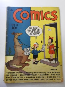 The Comics #11 (1939) GD- Condition see desc