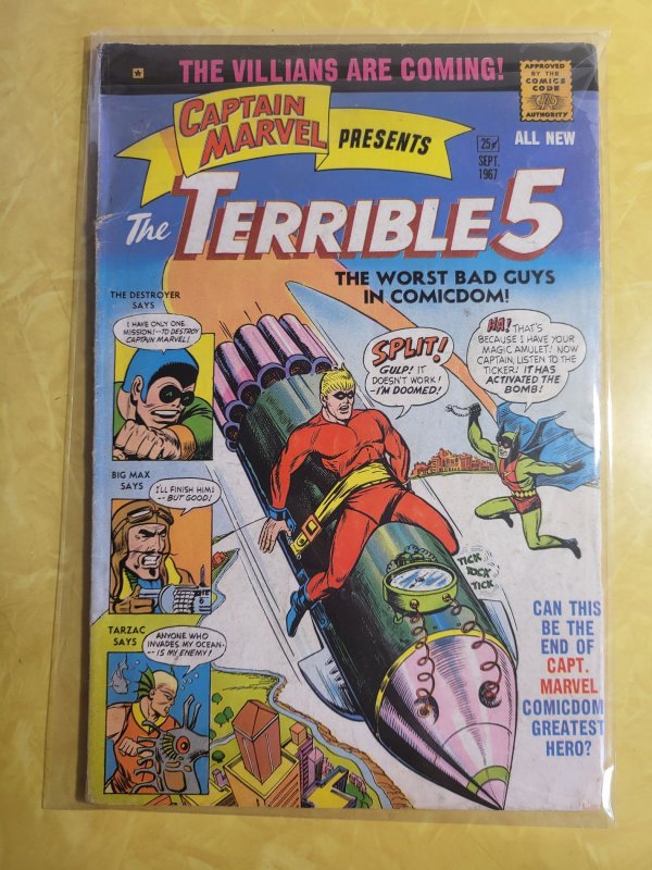 Captain Marvel Presents the Terrible Five #5 (1967)