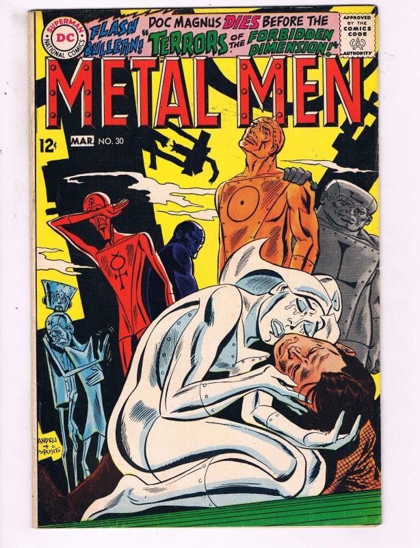 Metal Men # 30 FN/VF DC Silver Age Comic Book Tin Lead Gold Iron Mercury J26