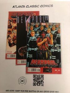 3 Marvel Comic Books Deadpool #022 023 024   Hulk Thor 58 KE1