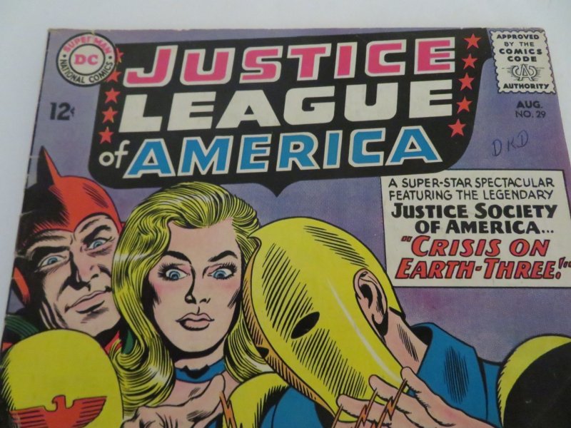 DC Comics Justice League of America #29 1st  Star Man Comic Book Grade GD+ 2.5