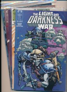 Epic Comics The Light and Darkness War #1-5  ~ VF 1988 (HX639)