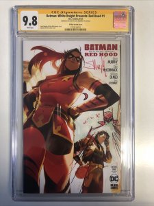 Batman: White Knight Presents:Red Hood(2022) #1 (CGC 9.8 SS WP) Signed S. Murphy