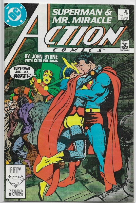 Action Comics #584-600, Annual #1 100% complete set Byrne Demon Teen Titans