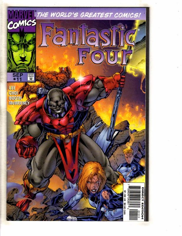 Lot Of 7 Fantastic Four Marvel Comics # 7 8 9 10 11 12 13 Thing Doom TW53