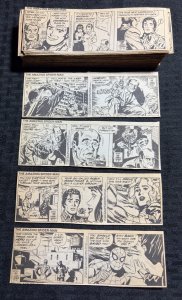 1991 AMAZING SPIDER-MAN by Stan Lee & Larry Lieber 6.5x2 Comic Strips LOT of 239