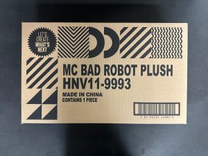 MC Bad Robot Plush Action Figure JJ Abrams Comic Con Exclusive 2022